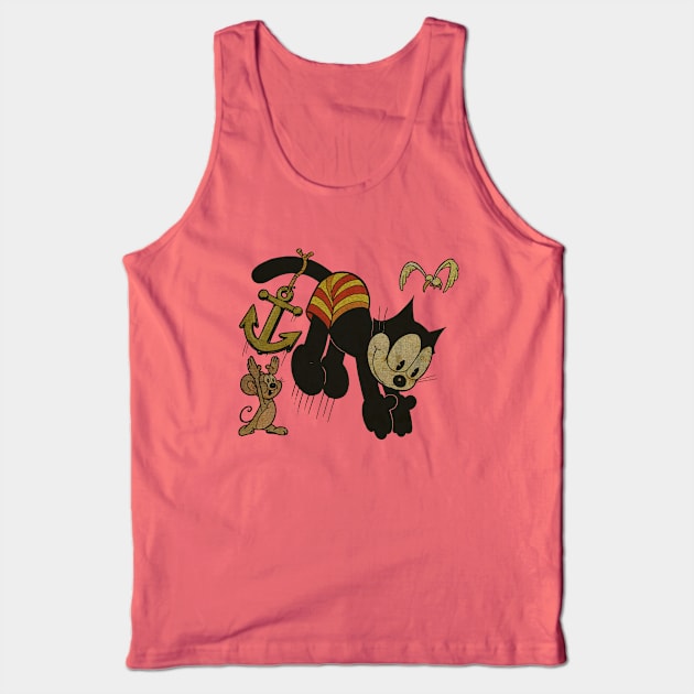 FELIX THE CAT SWIMING Tank Top by asmokian